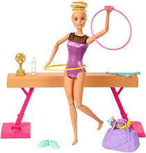 Carica l'immagine nel visualizzatore di Gallery, Barbie- Playset Ginnasta Bambola Snodabile con Bilanciere e Accessori... - Ilgrandebazar
