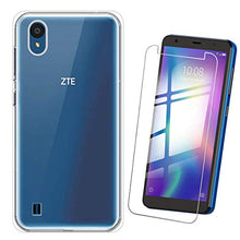 Carica l'immagine nel visualizzatore di Gallery, QFSM Skin Protettiva Case Cover + Vetro Temperato per ZTE Blade A5 2019...