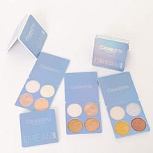 Carica l'immagine nel visualizzatore di Gallery, Shimmer Highlighter Powder Palette,Tavolozza illuminante L'evidenziatore A2 - Ilgrandebazar