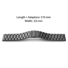 Carica l'immagine nel visualizzatore di Gallery, Simpeak Cinturino Compatibile per Samsung Gear S3/ S3 Nero