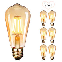Carica l'immagine nel visualizzatore di Gallery, LED Lampadina Vintage Edison, 4W 220V E27 2600-2700K 400LM Edison Led St64 - Ilgrandebazar
