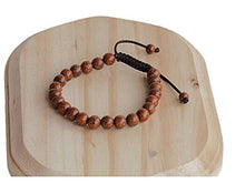 Carica l'immagine nel visualizzatore di Gallery, Mani di Tibet High Energy Dark Lotus Seed Mala Braccialetto da Polso. - Ilgrandebazar