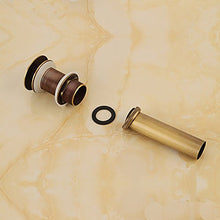 Carica l'immagine nel visualizzatore di Gallery, KUNGYO Lavello senza scanalatura Rubinetto Push Pop Up Antique Brass - Ilgrandebazar