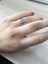 Carica l'immagine nel visualizzatore di Gallery, My Shape Anello da Uomo pentacolo Pentagram Wicca Witchcraft Pagan Donna... - Ilgrandebazar