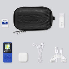 Carica l'immagine nel visualizzatore di Gallery, AGPTEK - Custodia per lettore MP3 portatile con moschettone in metallo Nero