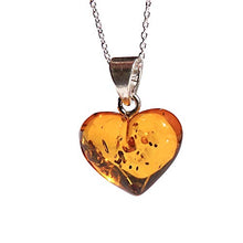 Carica l'immagine nel visualizzatore di Gallery, Collana a catena in argento sterling 925 18 pollici con pendente a cuore in... - Ilgrandebazar