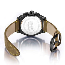 Carica l'immagine nel visualizzatore di Gallery, Orologio Uomo Sport Impermeabile Cronografo Quarzo Marrone Nero - Ilgrandebazar