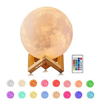 Carica l'immagine nel visualizzatore di Gallery, EXTSUD Lampada Lunare 3D Stampata Luna Piena Led Luce Notturna con... - Ilgrandebazar