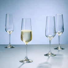 Carica l'immagine nel visualizzatore di Gallery, Villeroy &amp; Boch Ovid Flûte, 250 ml, Cristallo, Trasparente, Set di 4 - Ilgrandebazar