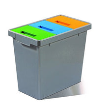 Carica l'immagine nel visualizzatore di Gallery, Mattiussi Ecologia Polymax Mini Sistema Modulare, Grigio Scuro, 49x29x42 cm