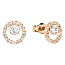 Carica l'immagine nel visualizzatore di Gallery, Swarovski Orecchini Creativity Circle, Cristallo Bianco, Placcati Nella... - Ilgrandebazar