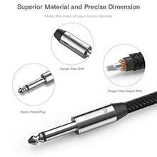 Carica l'immagine nel visualizzatore di Gallery, Syncwire Cavo Jack 6.35mm Stereo - 3M Chitarra Cavi a 6.35mm...