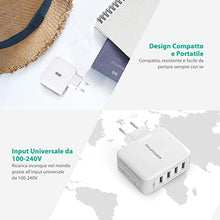 Carica l'immagine nel visualizzatore di Gallery, RAVPOWER IT RP-PC026 Alimentatore USB, Bianco - Ilgrandebazar
