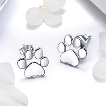 Carica l'immagine nel visualizzatore di Gallery, Bamoer, orecchini a perno a forma di zampa, in argento Sterling Paw-argento - Ilgrandebazar