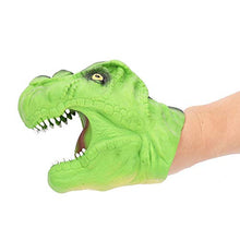 Carica l'immagine nel visualizzatore di Gallery, Zerodis- Burattino di Mano Dinosauro, Alta Simulazione Cartoon Verde - Ilgrandebazar