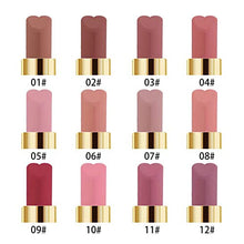 Carica l'immagine nel visualizzatore di Gallery, 12 colori Rossetto a forma di cuore Gloss Matte Liquid Lipstick Long... - Ilgrandebazar