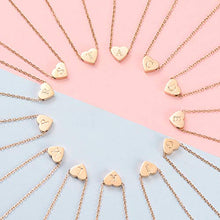 Carica l'immagine nel visualizzatore di Gallery, Cheerslife Collana con Cuore Iniziale Collane Pendente a Initial-rg-r - Ilgrandebazar