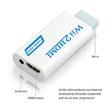 Carica l'immagine nel visualizzatore di Gallery, Convertitore Da Wii A HDMI,GANA Adattatore da a HDMI Video di Bianco