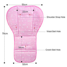 Carica l'immagine nel visualizzatore di Gallery, NEWSTYLE Passeggino Universale Cuscino,Cartoon Pads Cuscino Rosa