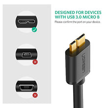 Carica l'immagine nel visualizzatore di Gallery, UGREEN Cavo Hard Disk Micro B a USB 3.0 A 5Gbps per Disco Rigido 0.5M - Ilgrandebazar