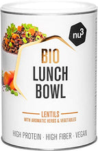 Carica l'immagine nel visualizzatore di Gallery, nu3 Lunch Bowl Lenticchie BIO 400 g - Piatto pronto sano con spezie...