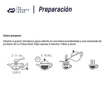 Carica l'immagine nel visualizzatore di Gallery, LA TETERA AZUL Tè nero Premium Early Grey con profumo Bulk Pot di 115 grammi