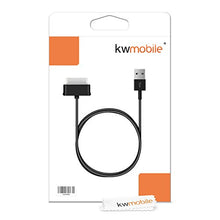 Carica l'immagine nel visualizzatore di Gallery, kwmobile Cavo USB per Samsung Galaxy Tab 1/2 10.1/Tab 2 7.0/Note 10.1 - nero - Ilgrandebazar