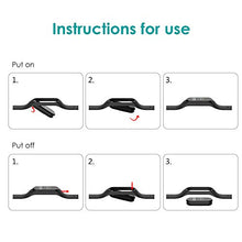 Carica l'immagine nel visualizzatore di Gallery, WD&amp;CD Cinturini Compatibile per Mi Band 3/ 4, in Nero * 2 - Ilgrandebazar