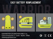Carica l'immagine nel visualizzatore di Gallery, Warrior WA6Y Lucchetto Antifurto Bloccadisco Allarme 110 Db Certificazione... - Ilgrandebazar