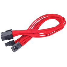 Carica l'immagine nel visualizzatore di Gallery, SilverStone SST-PP07-PCIR - cavo di estensione sleevato 8pin a PCI-E rosso