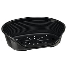 Carica l'immagine nel visualizzatore di Gallery, Ferplast Cuccia in Plastica per Cani e 70.5 X 52 X H 23.5 cm, Nero (Black)