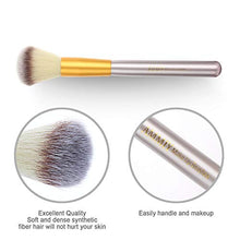 Carica l'immagine nel visualizzatore di Gallery, 18 Pezzi Pennelli Trucco Set di 18 eleganti pennelli bianchi per il trucco