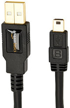 Carica l'immagine nel visualizzatore di Gallery, AmazonBasics - Cavo USB 2.0 A maschio / Mini B (1,8 m) 1,8 m