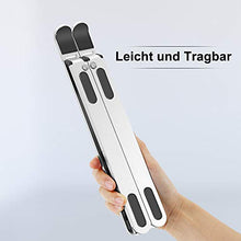 Carica l'immagine nel visualizzatore di Gallery, OCDAY Supporto PC Portatile, Alluminio Ventilato Telescopico_Piccolo