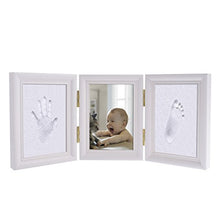 Carica l'immagine nel visualizzatore di Gallery, FLOWOW Bianco Impronta Bambino neonato cornice piedi mani White+White