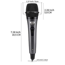 Carica l'immagine nel visualizzatore di Gallery, MouKey MWm-5 Microfono dinamico per karaoke canto con cavo XLR da - Ilgrandebazar