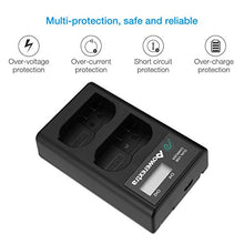 Carica l'immagine nel visualizzatore di Gallery, Powerextra - Caricabatteria Dual USB con display LCD, funziona con...