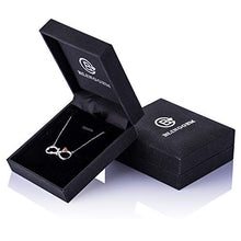 Carica l'immagine nel visualizzatore di Gallery, BlingGem Collane Donna Rosé Fiore Infinito Oro Bianco Placcato Argento 925... - Ilgrandebazar