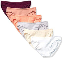 Carica l'immagine nel visualizzatore di Gallery, 6-Pack Cotton Bikini Underwear Donna - Ilgrandebazar
