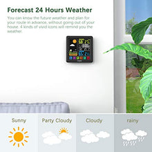Carica l'immagine nel visualizzatore di Gallery, Koogeek Stazione Meteo Wireless Orologio Digitale Multifunzionale con...