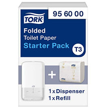 Carica l'immagine nel visualizzatore di Gallery, Tork 956000 Carta Igienica Intercalata Starter Pack: 1 Dispenser per carta... - Ilgrandebazar