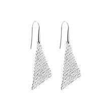 Carica l'immagine nel visualizzatore di Gallery, Swarovski Orecchini A Buco Fit, Cristallo Bianco, Rodiati, da Donna - Ilgrandebazar