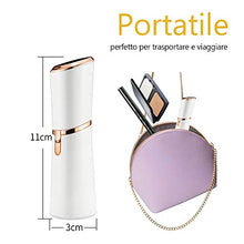 Carica l'immagine nel visualizzatore di Gallery, Epilatore Viso per Peli Facciali Donna Flawless, Rasoio Trimmer...