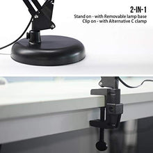 Carica l'immagine nel visualizzatore di Gallery, LE Lampada da Scrivania LED con Braccio Girevole 40W, Portalampada E27,... - Ilgrandebazar