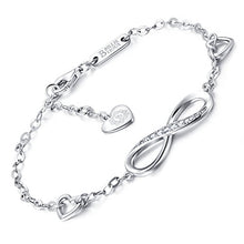 Carica l'immagine nel visualizzatore di Gallery, Billie Bijoux 925 Argento Sterling Braccialetto con zircone in per Donna,... - Ilgrandebazar