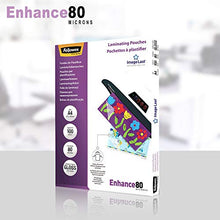 Carica l'immagine nel visualizzatore di Gallery, Fellowes 5306114 Pouches Di Plastificazione per Documenti, Formato A4, 80... - Ilgrandebazar