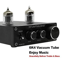 Carica l'immagine nel visualizzatore di Gallery, docooler FX-Audio Mini HiFi Audio Preamplificatore 6K4 TUBE-03, Nero