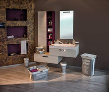 Carica l'immagine nel visualizzatore di Gallery, Kis Chic Cesta - Portabiancheria Decorata Da 59x39x27 cm, Home Service