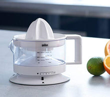Carica l'immagine nel visualizzatore di Gallery, Braun CJ 3000 Spremiagrumi, 20 W, 0.35 Litri, plastica, Bianco - Ilgrandebazar