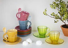 Carica l'immagine nel visualizzatore di Gallery, Excelsa Abbraccio Set Tazzine da caffè, Ceramica, Multicolore - Ilgrandebazar